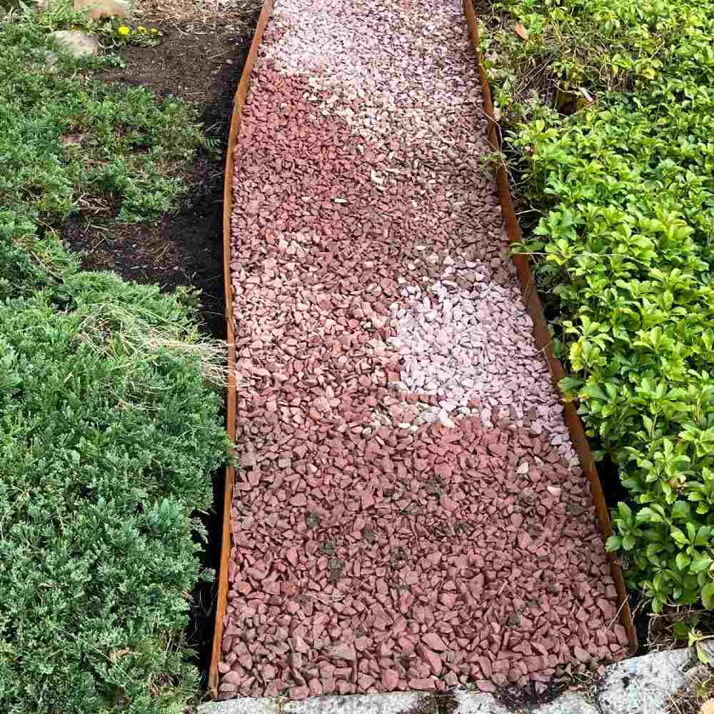 Metal Landscape Edging (100 mm face height (per metre))